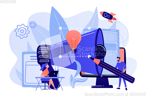 Image of Brand identity concept vector illustration.