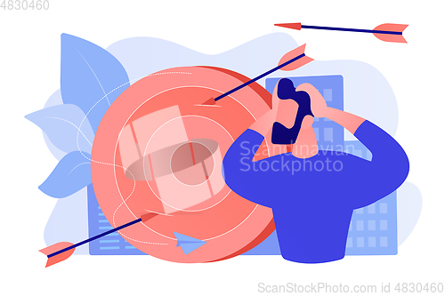 Image of Frustration concept vector illustration