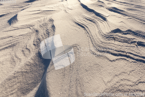 Image of Snow drifts in winter