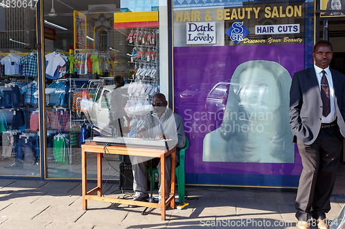 Image of Street musician in Bulawayo City, Zimbabwe