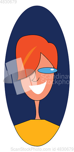 Image of Smile illustration vector on white background 