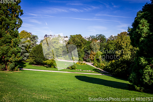 Image of Buttes-Chaumont Park, Paris