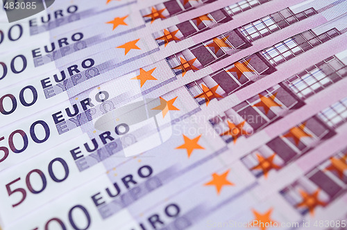 Image of Euro banknotes