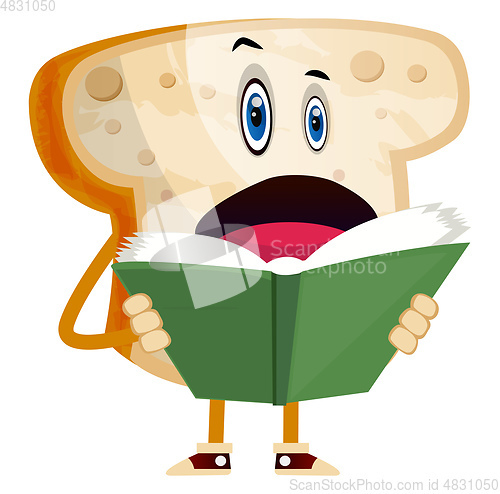 Image of Smart Bread illustration vector on white background