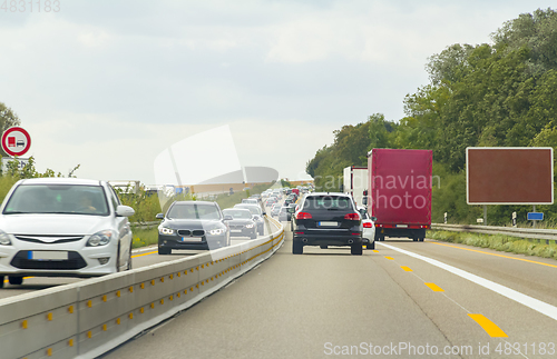 Image of highway scenery in Southern Germany