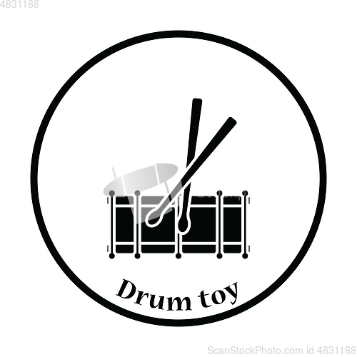 Image of Drum toy icon