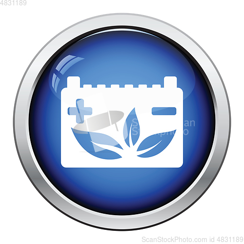 Image of Car battery leaf icon