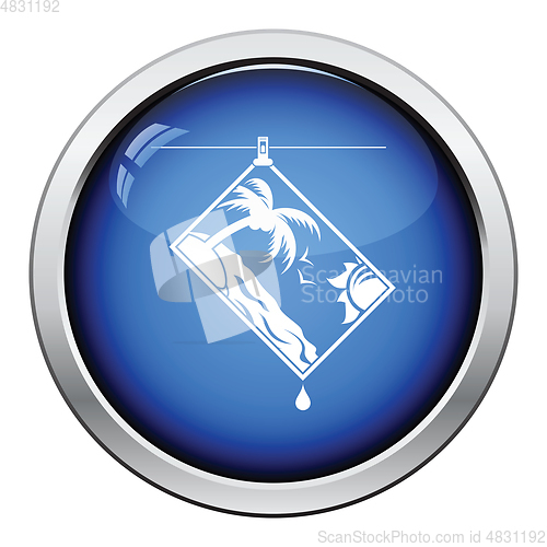 Image of Icon of photograph drying on rope