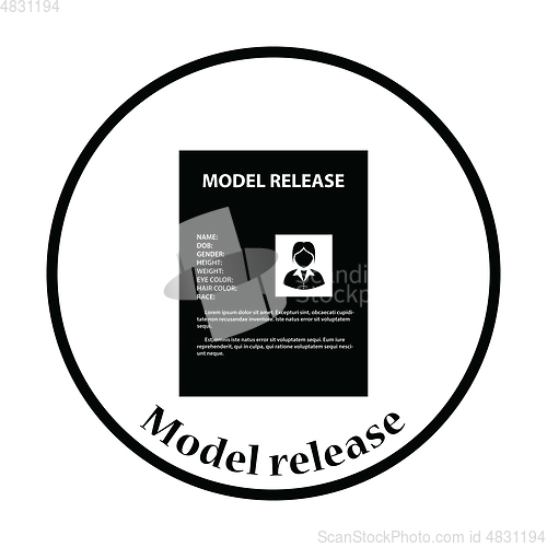 Image of Icon of model release document