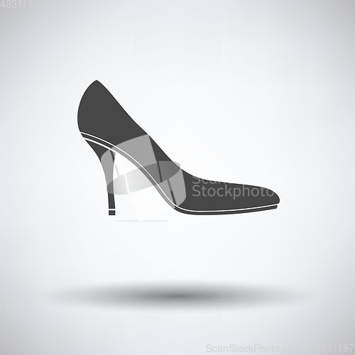 Image of Middle heel shoe icon