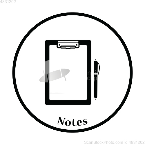 Image of Icon of Tablet and pen