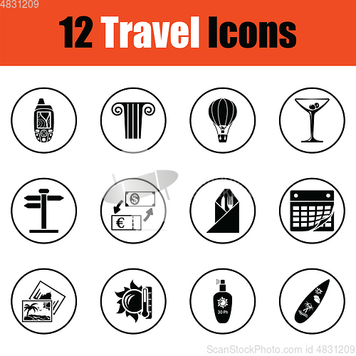 Image of Travel icon set