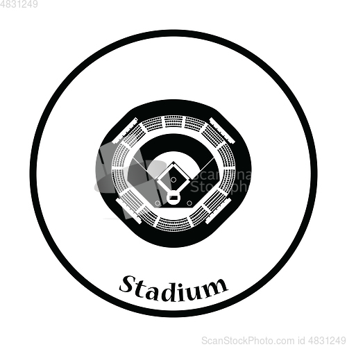 Image of Baseball stadium icon