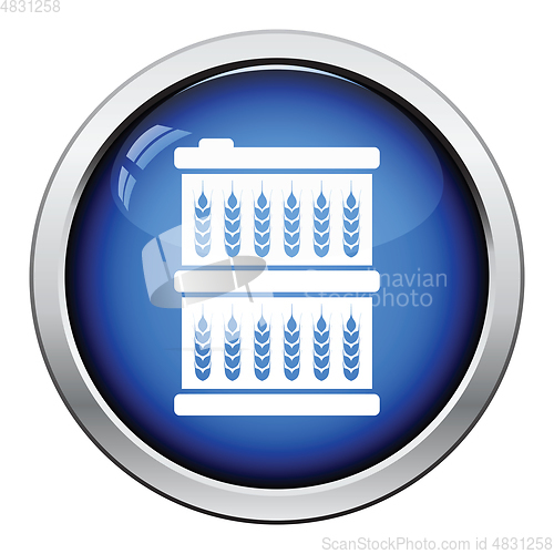 Image of Barrel wheat symbols icon