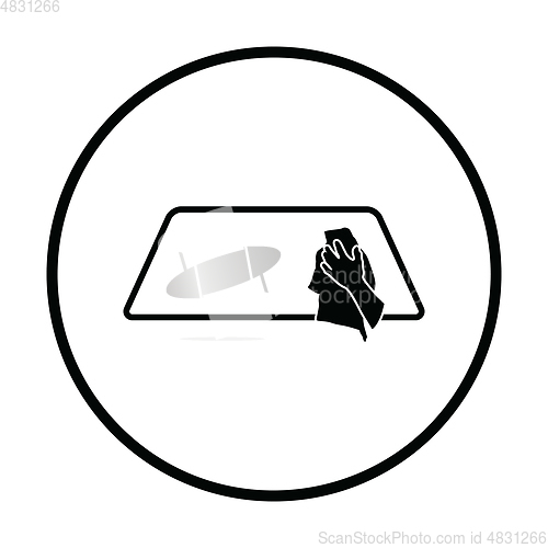 Image of Wipe car window icon