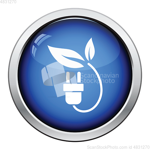 Image of Electric plug leaves icon