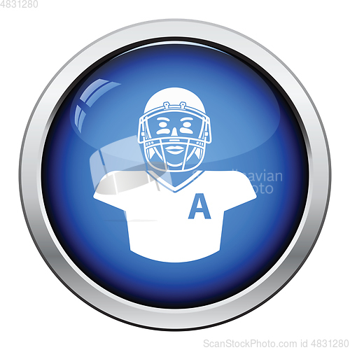 Image of American football player icon
