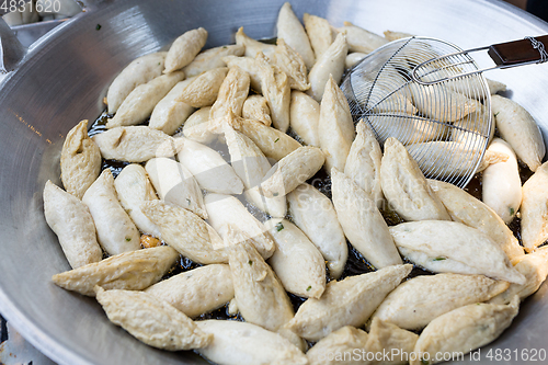 Image of Fish ball in street market