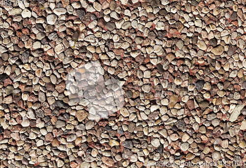 Image of Stone wall, close-up