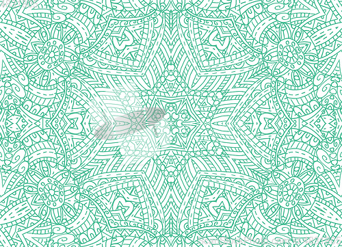 Image of Drawing lines concentric abstract pattern