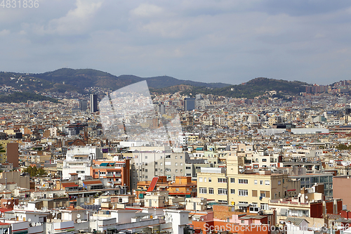 Image of Beautiful view of Barcelona, Catalonia, Spain