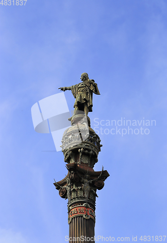 Image of Monument of Christopher Columbus in Barcelona
