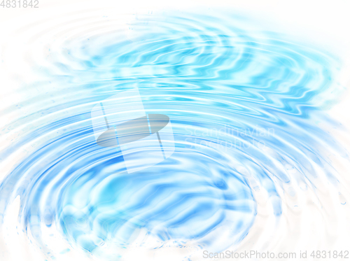 Image of Abstract blue water ripples background