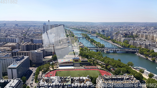 Image of Aerial view from Eiffel Tower on Paris