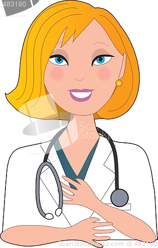 Image of Nurse Blond Smiling