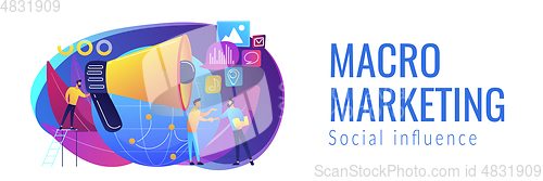 Image of Macromarketing concept banner header.