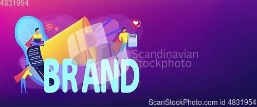 Image of Personal brand concept banner header