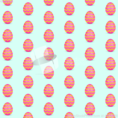 Image of Card for Happy Easter. Modern design, pattern, background or wallpaper