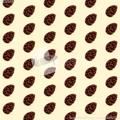 Image of Card for Happy Easter. Modern design, pattern, background or wallpaper