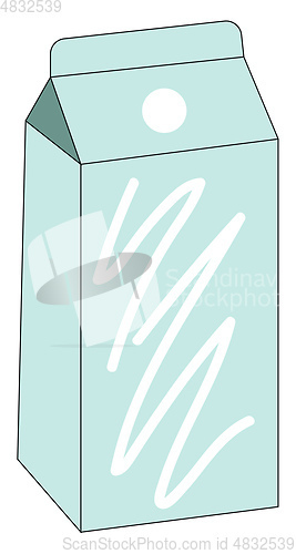 Image of Milk for storage vector or color illustration