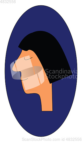 Image of Woman with short black hair 