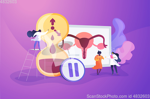 Image of Menopause concept vector illustration