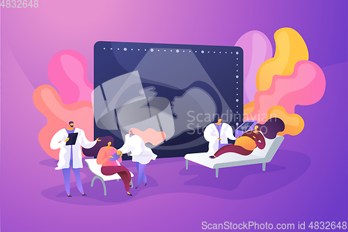 Image of Maternity services concept vector illustration