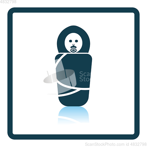 Image of Wrapped infant icon