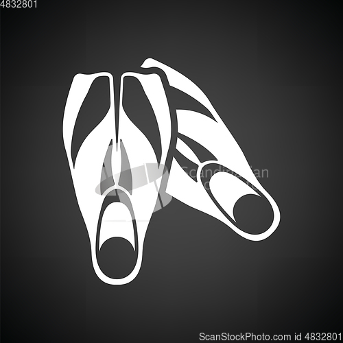 Image of Icon of swimming flippers 