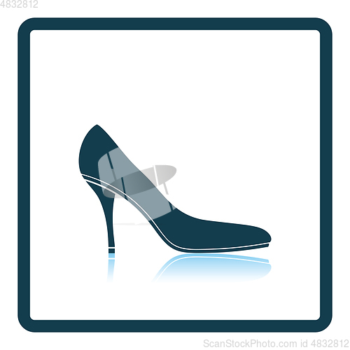 Image of Middle heel shoe icon