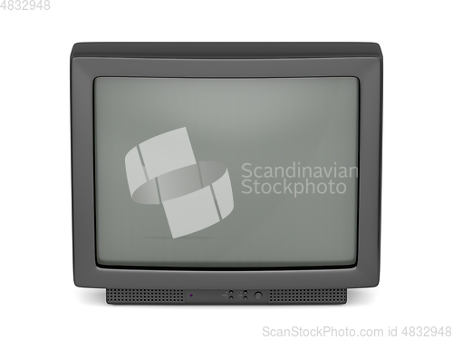 Image of Front view of CRT TV