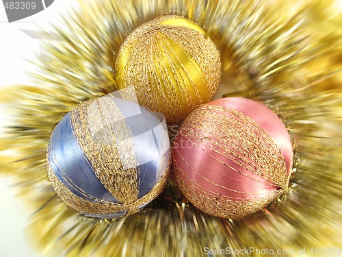 Image of christmas baubles