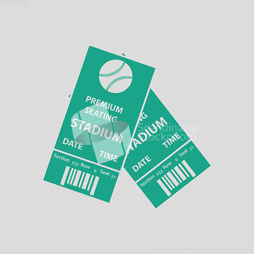 Image of Baseball tickets icon