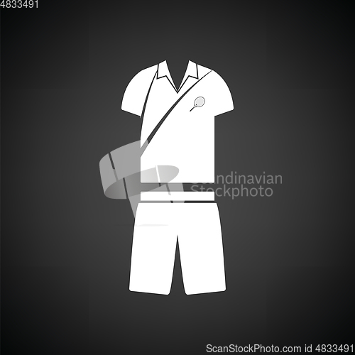 Image of Tennis man uniform icon