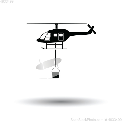 Image of Fire service helicopter icon