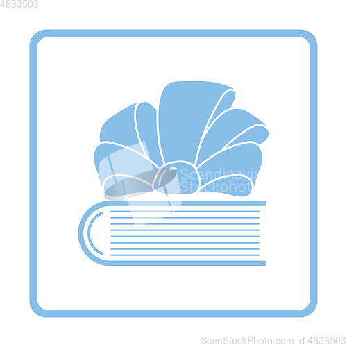 Image of Book with ribbon bow icon