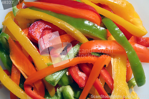 Image of pepper's slices