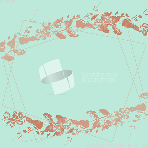 Image of Beautiful pastel flowers decoration - card mock up for wedding invitation or Mother Day greeting concept