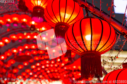 Image of Chinese red lantern