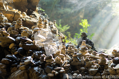 Image of Piles of stone